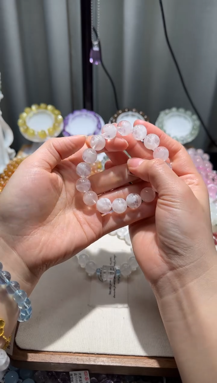 【闪购商品】水晶手链未镶嵌雪花幽灵12mm