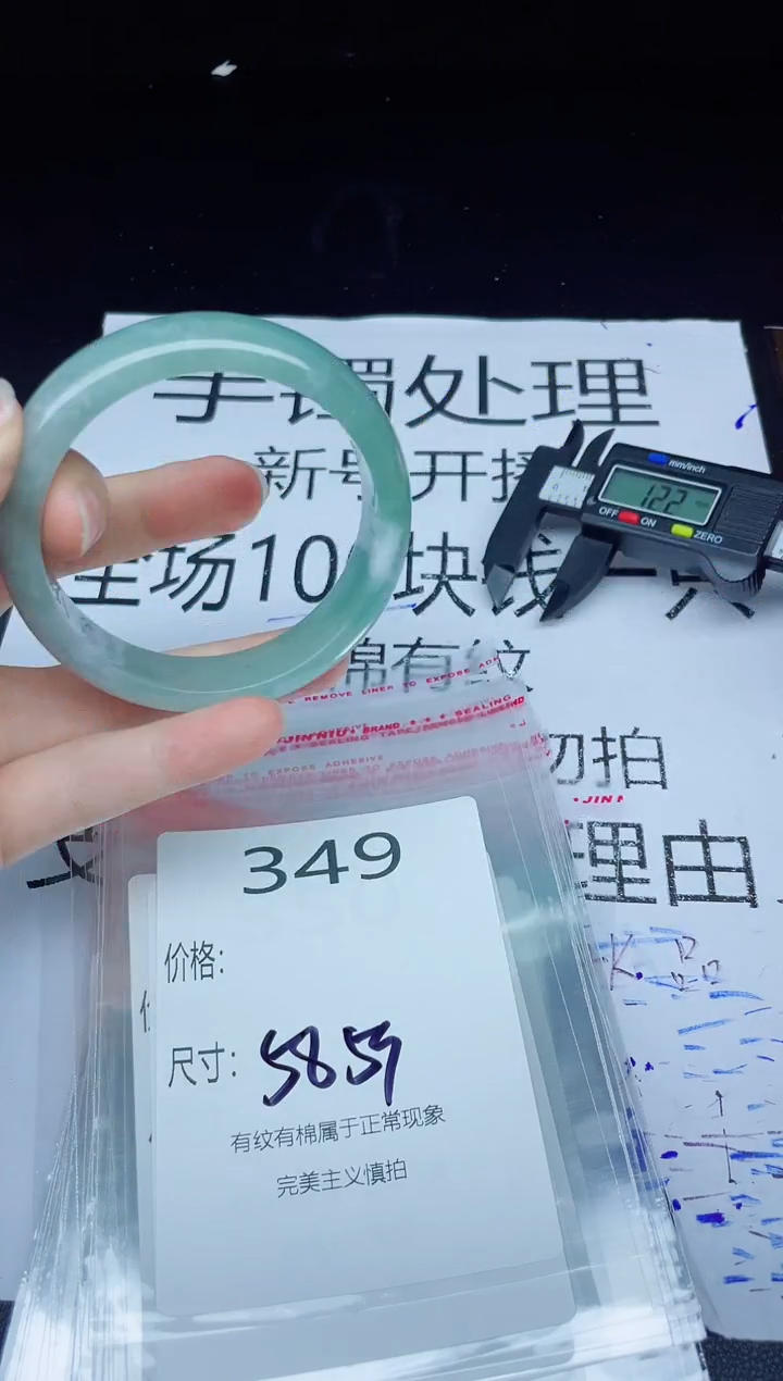 未镶嵌手镯翡翠349