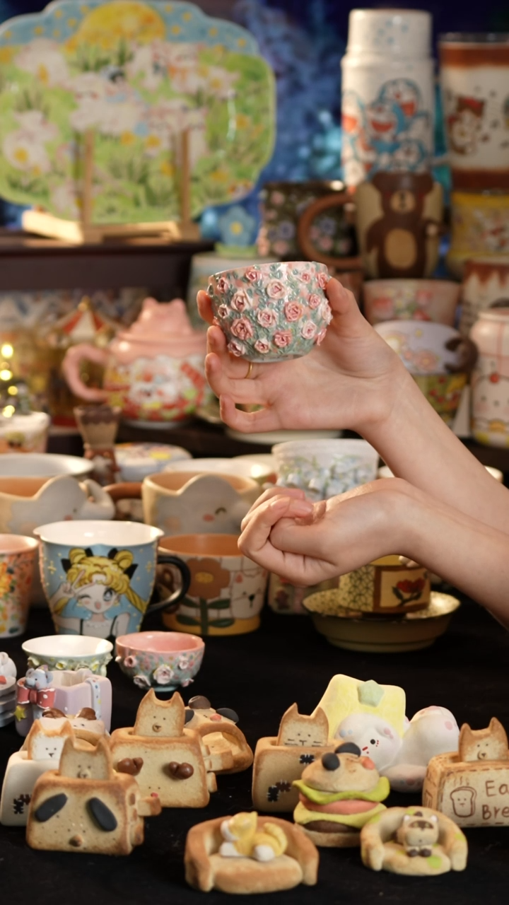 其他陶景德镇釉下彩手绘设计师款陶瓷