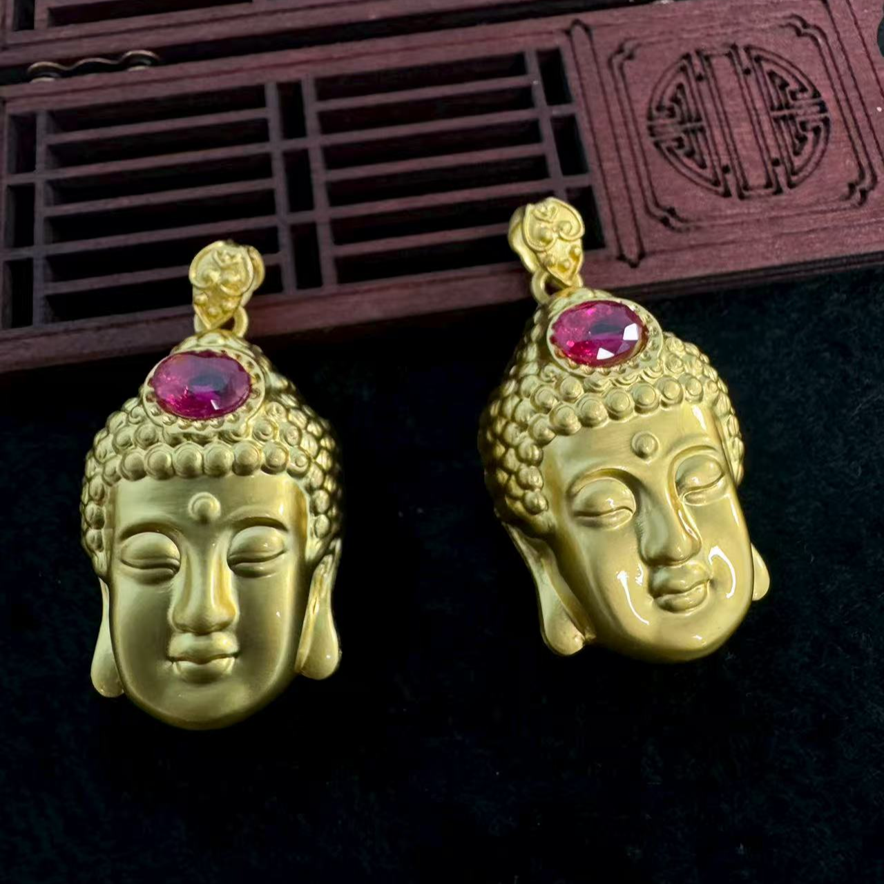 培育红宝石【刘少文】合成(培育)红宝石吊坠-BT-B079-赠链子