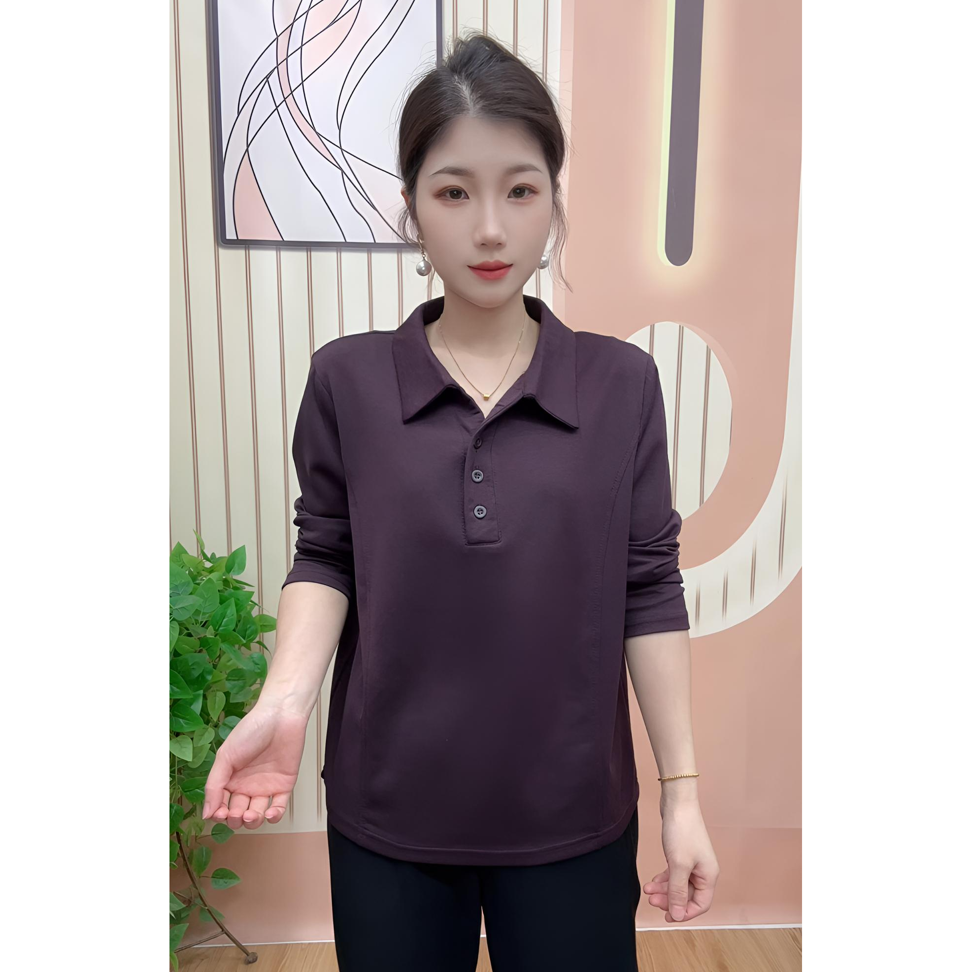 【气质小领子】高品质纯棉圆弧摆宽松显瘦洋气长袖卫衣