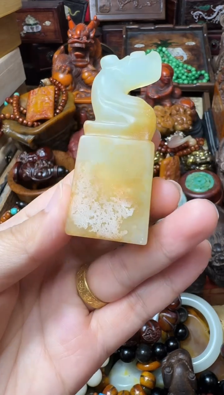 和田玉（糖玉）未镶嵌挂件主播推荐：一物一拍，讲解为准！