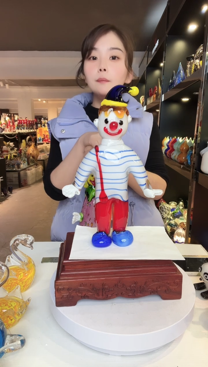 【闪购商品】茶盏琉璃摆件家居摆件