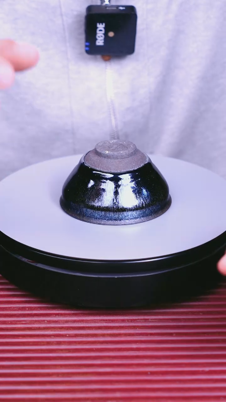 茶盏建盏柴烧银油滴