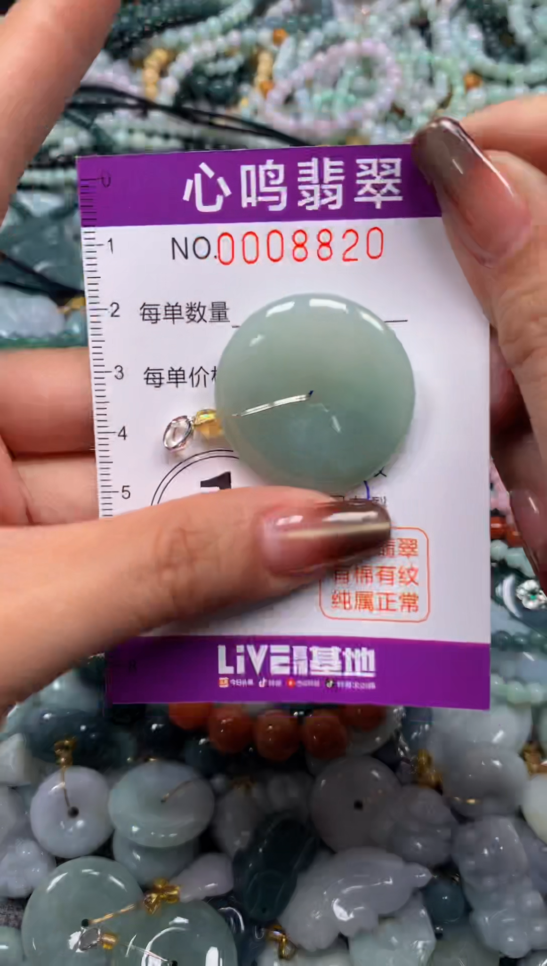 颈饰未镶嵌翡翠闪购008820