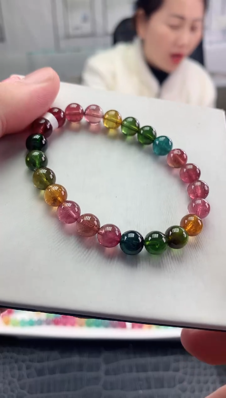 【闪购商品】碧玺手串未镶嵌多样性发一条