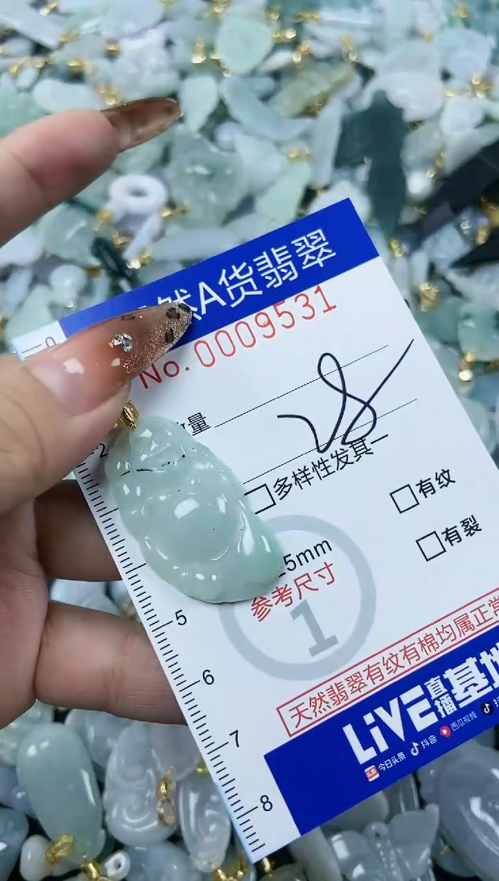 【闪购商品】翡翠颈饰未镶嵌天然A货翡翠