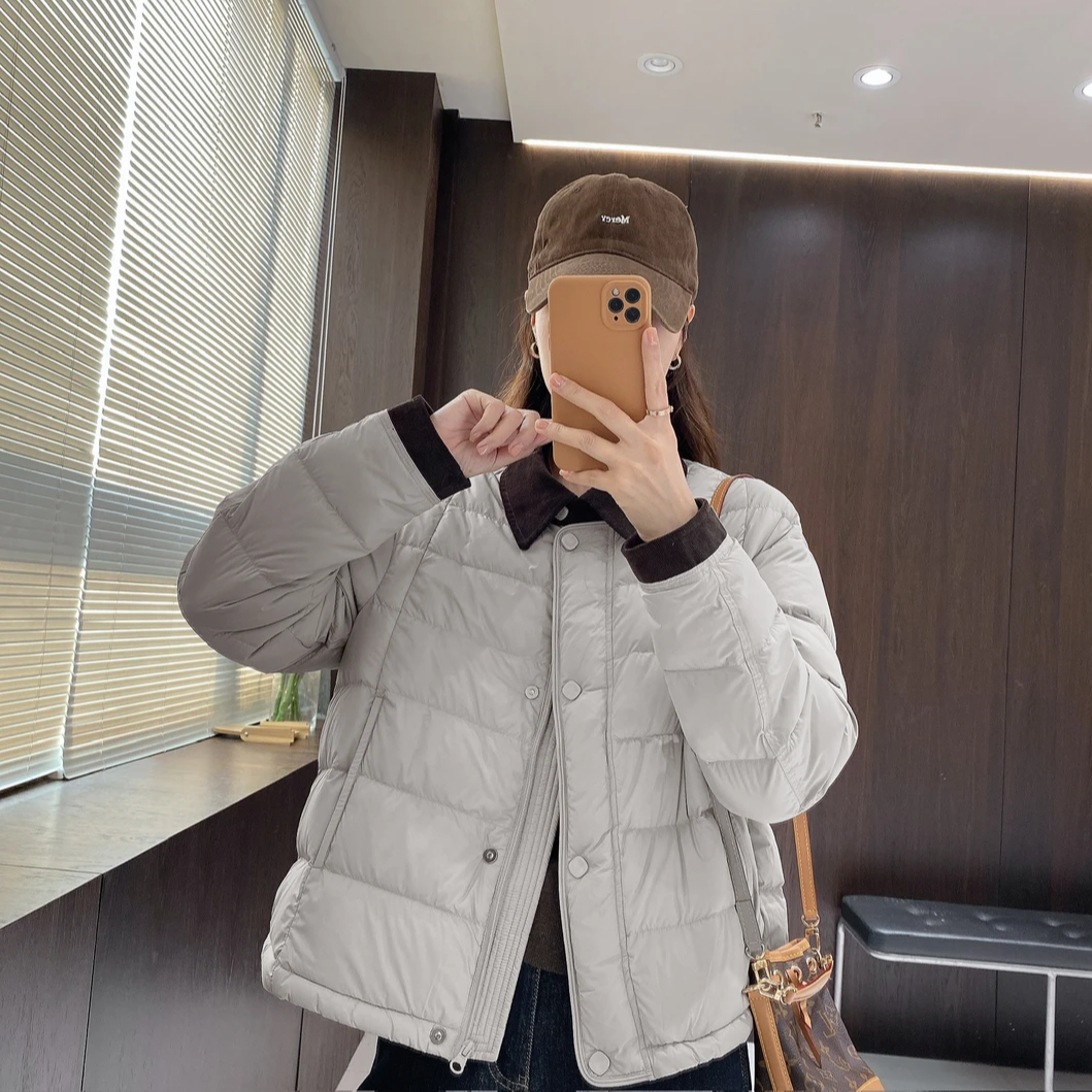 短款极简风常规款秋冬棉服2676#