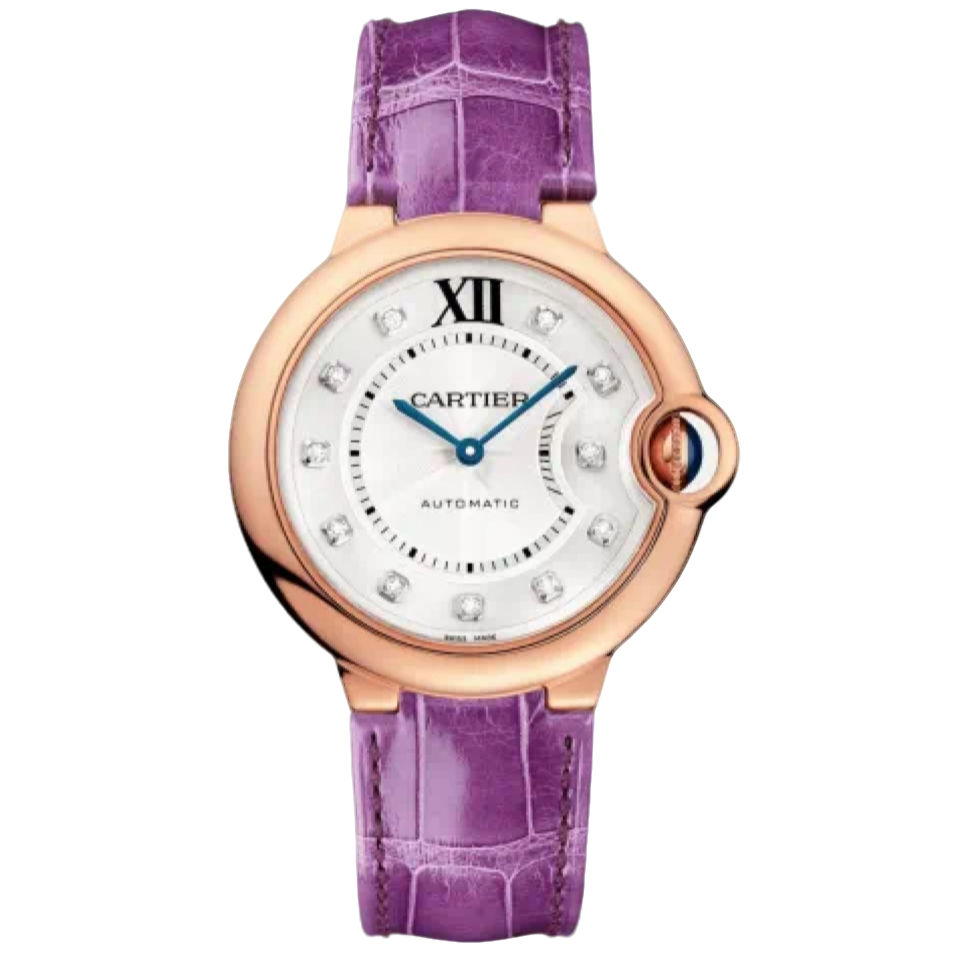 99新 Cartier/卡地亚 蓝气球系列WE902028机械36盘