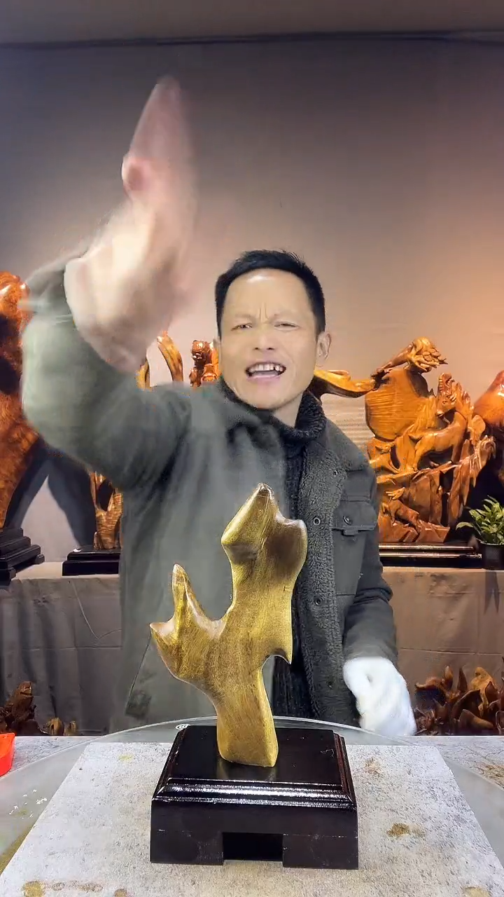 金丝楠最***想小叶桢楠随行摆件23