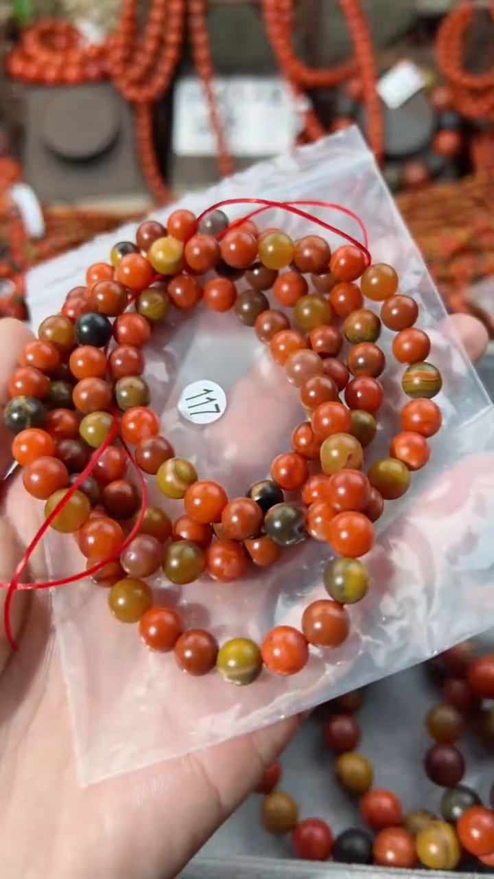 【闪购商品】南红玛瑙手串未镶嵌7+