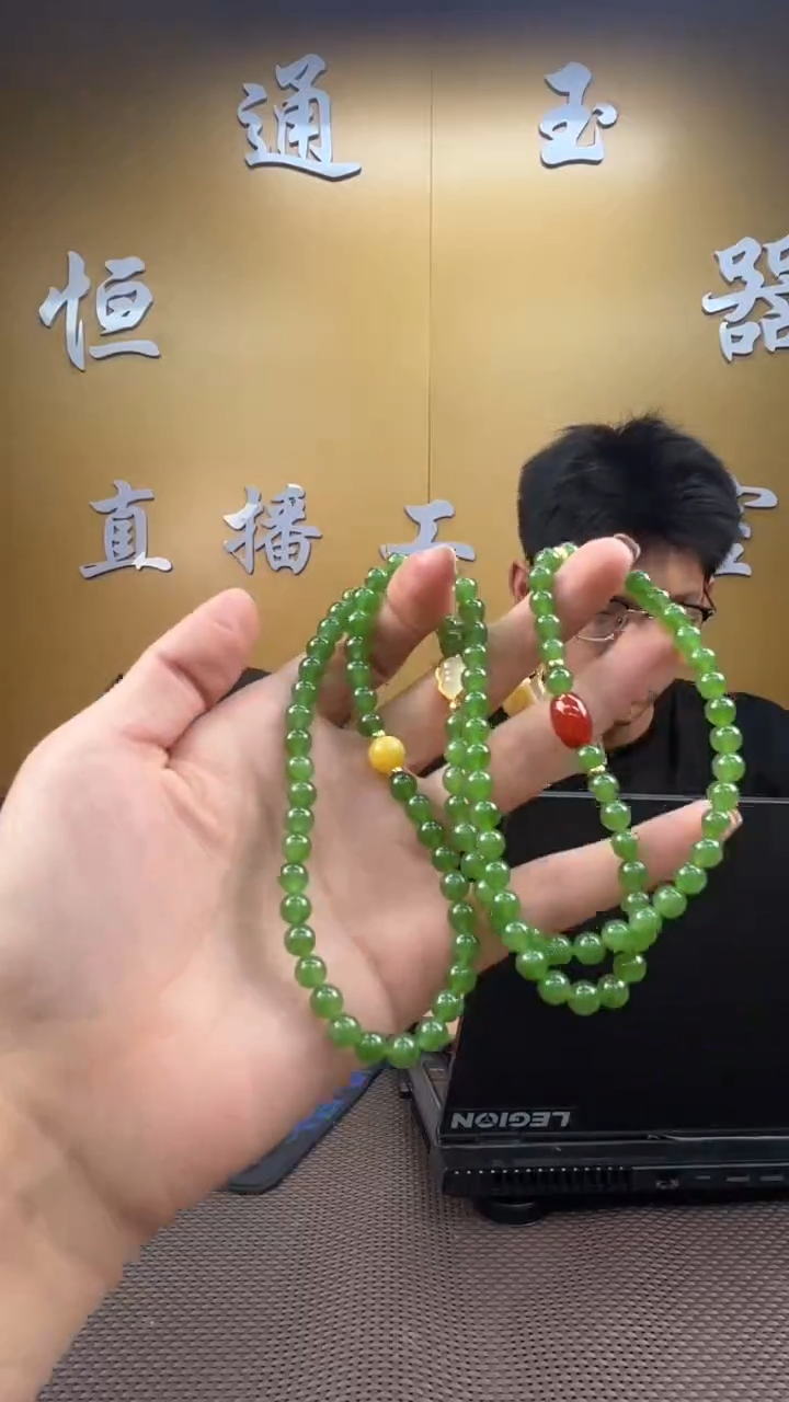 颈饰未镶嵌和田玉项链6mm