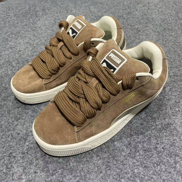 PUMA/彪马Suede XL 舒适百搭防滑耐磨低帮板鞋男女同款 棕色 无盒