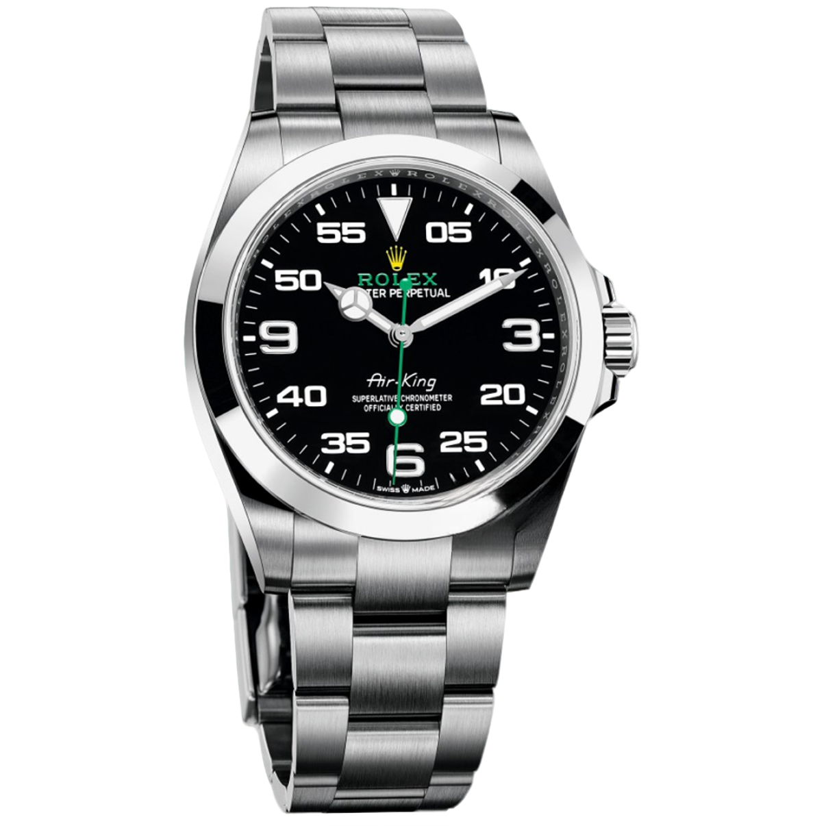 99新 Rolex/劳力士 空中霸王型自动机械腕表40盘126900-0001 黑盘