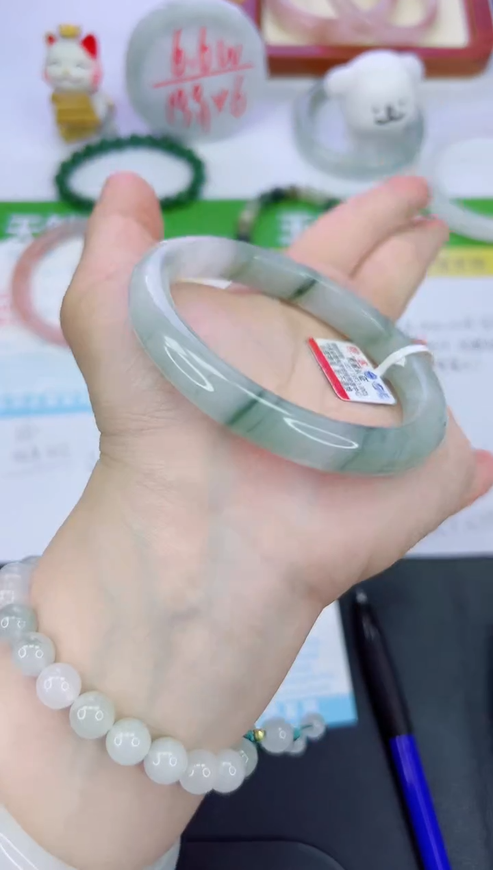 【闪购商品】石英质玉手镯未镶嵌329-60.7