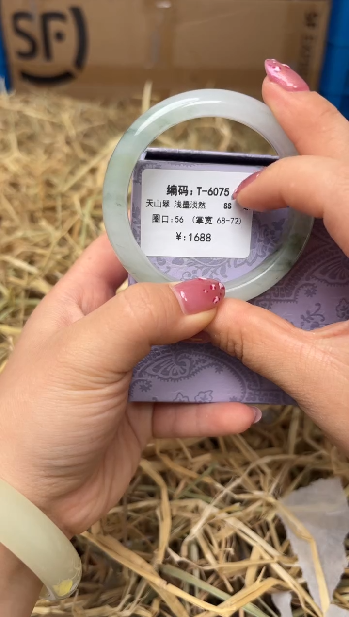 未镶嵌手镯石英质玉T-6075