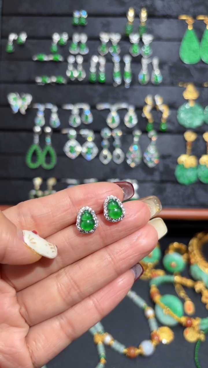 【闪购商品】翡翠颈饰银S925镶嵌蛋面/支持复检/一件