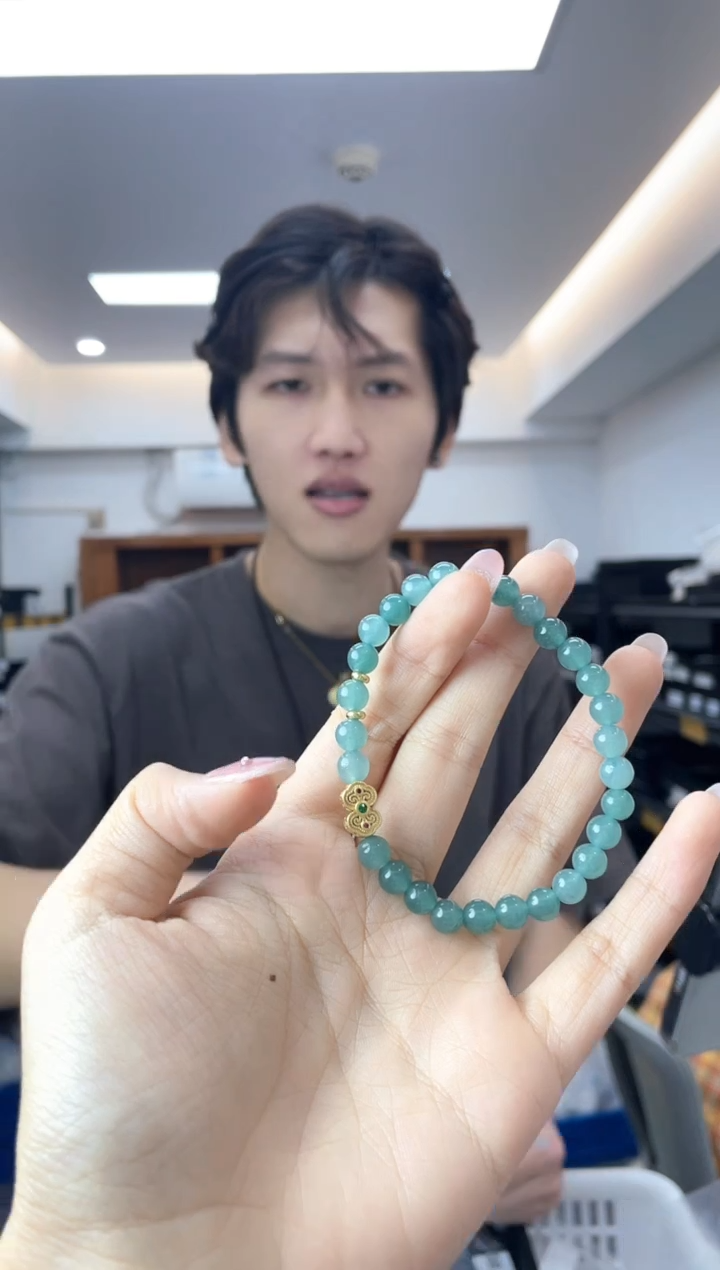 未镶嵌手串翡翠多样性一件发货