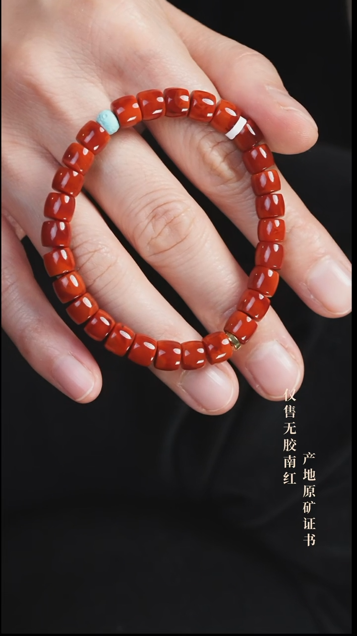 未镶嵌手串南红玛瑙设计@@SJC2199AK
