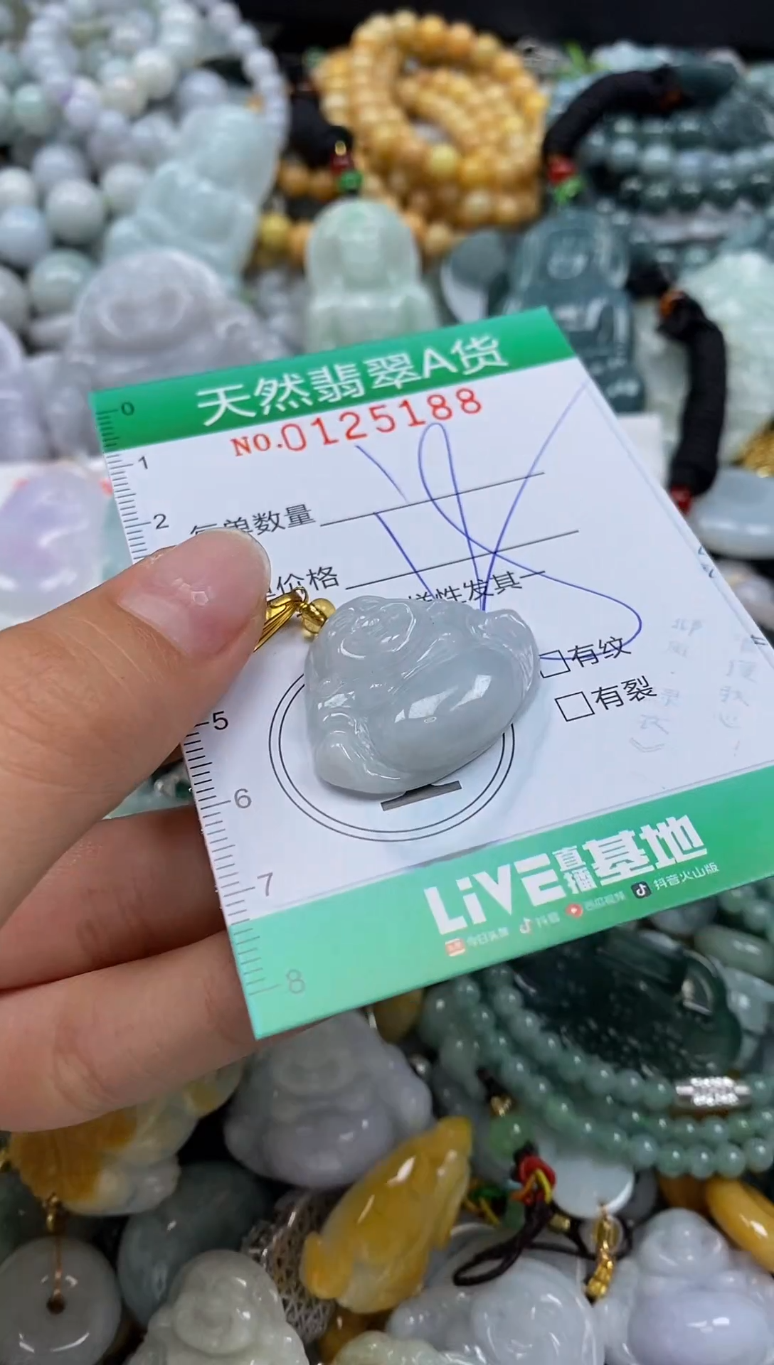 翡翠未镶嵌颈饰闪购0125188