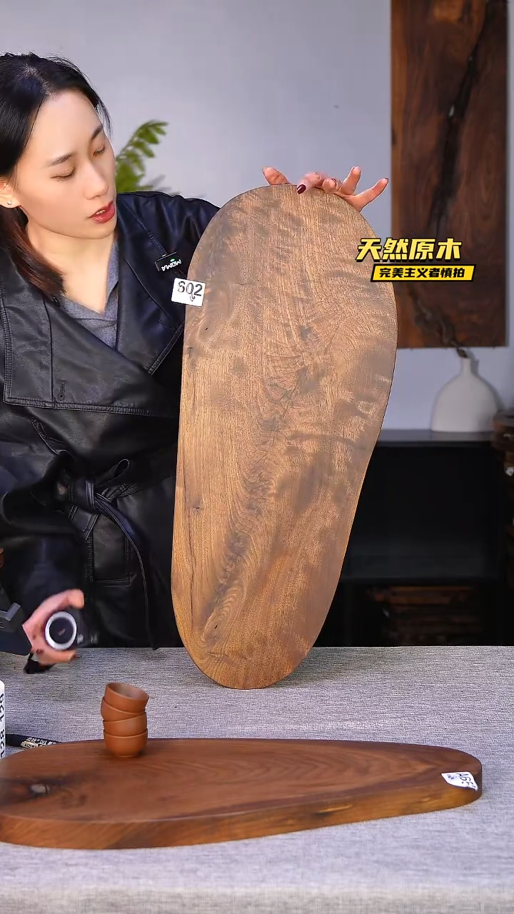 木北美黑胡桃原木.干裂疤结不属于商品质量问题完美主义者慎拍