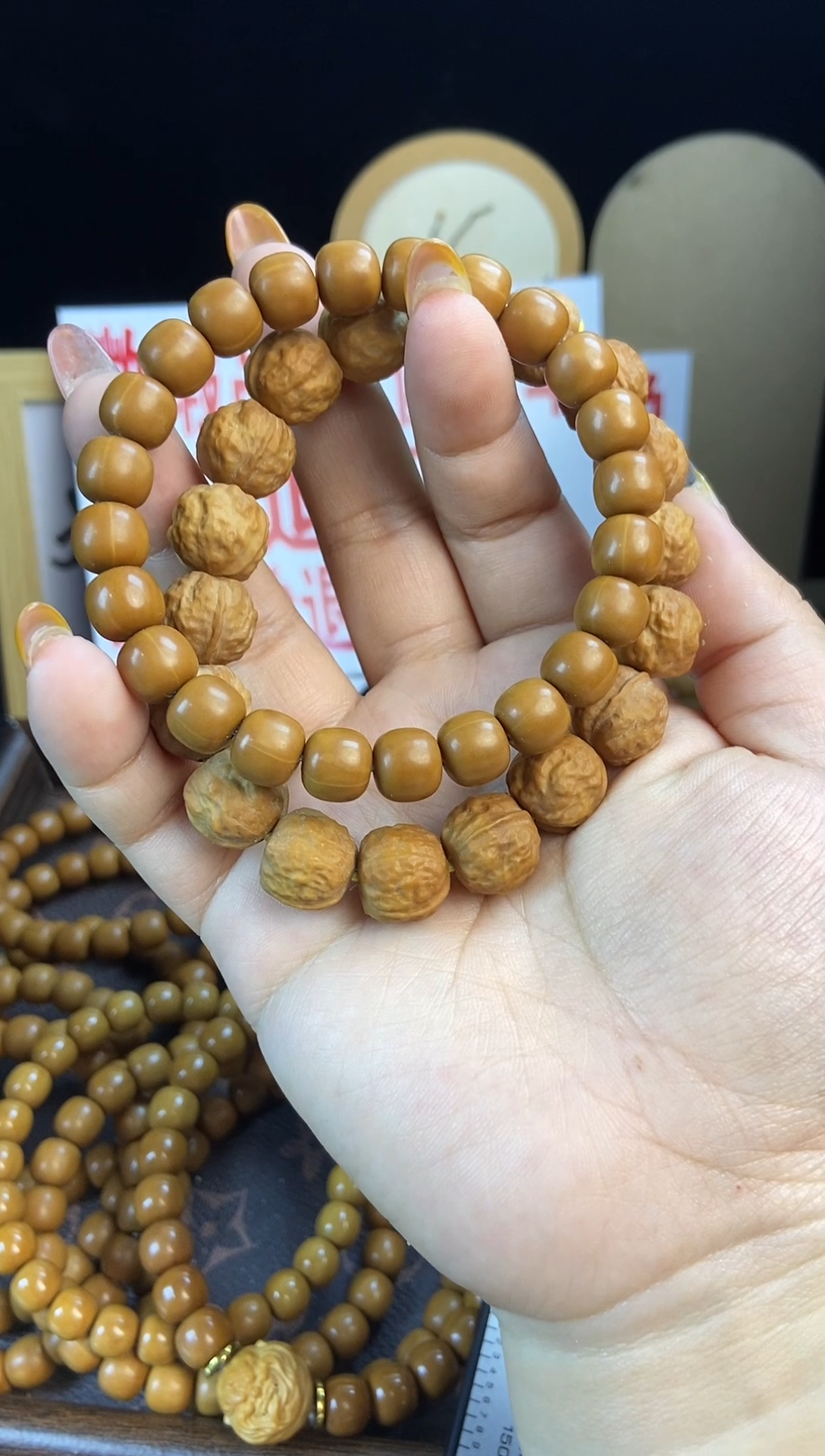 手串文玩核桃猴头单圈瑕疵2