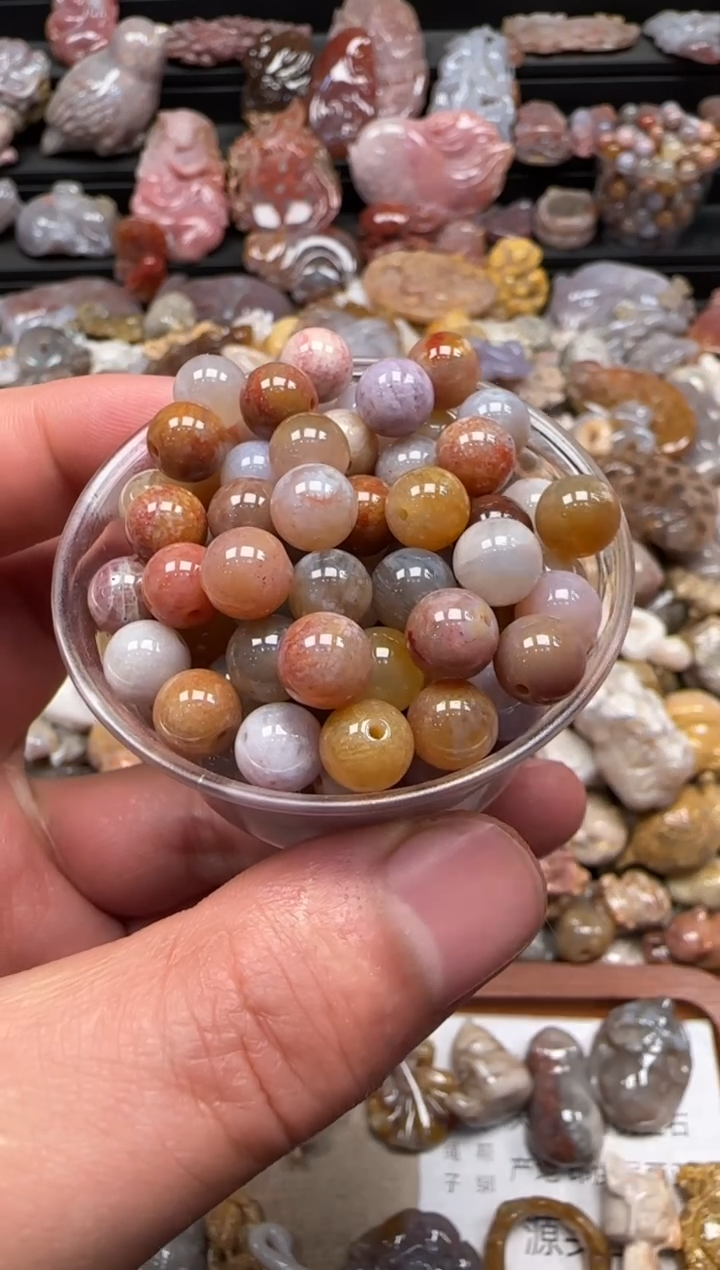 【闪购商品】硅化珊瑚（珊瑚玉）颈饰未镶嵌000