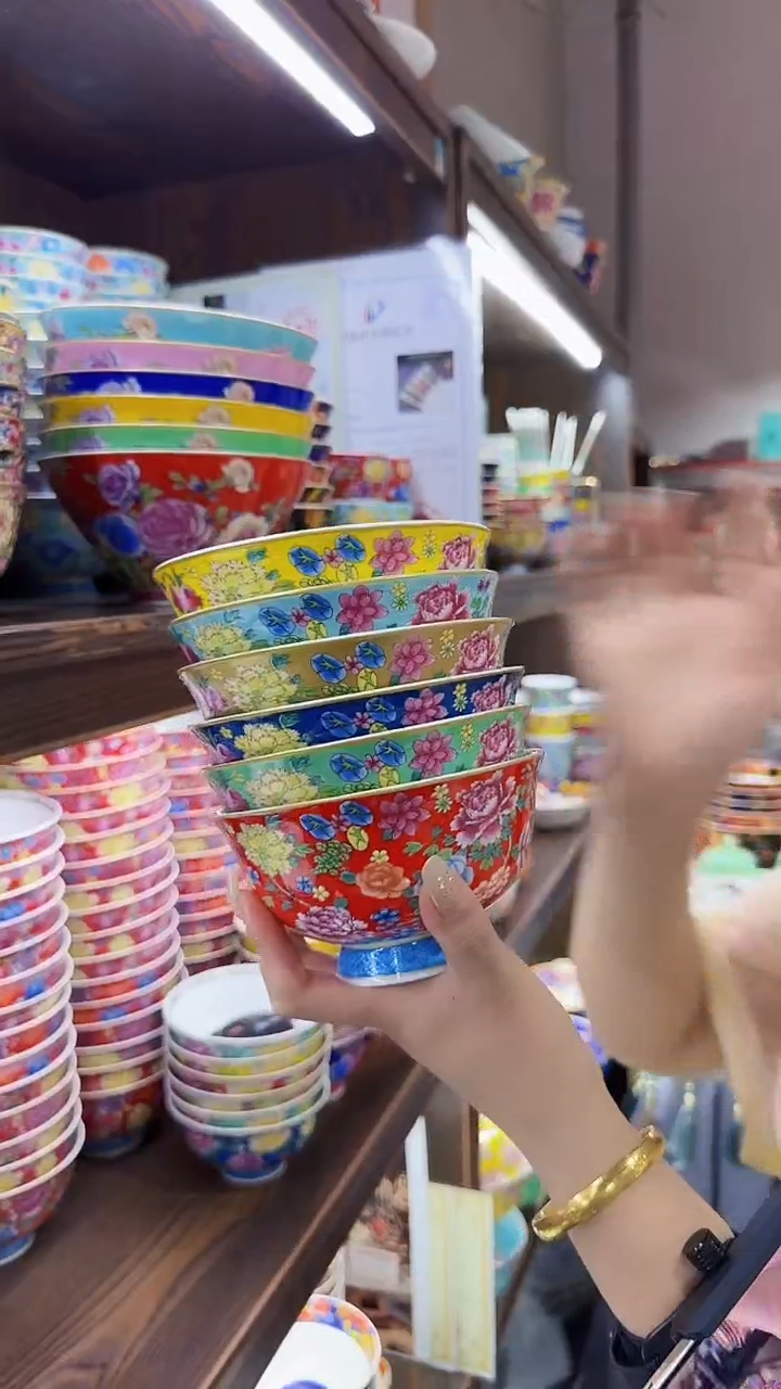 瓷片5英寸饭碗6个景德镇餐具