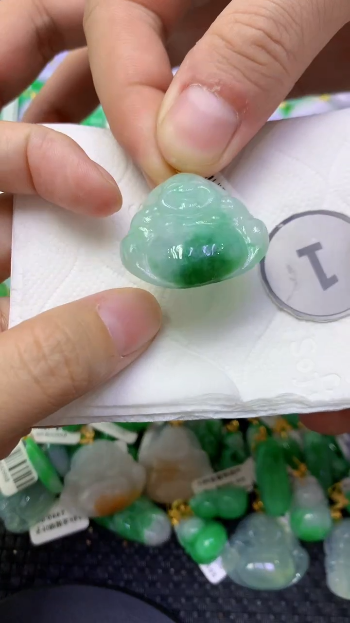 颈饰未镶嵌翡翠天然缅甸翡翠A货