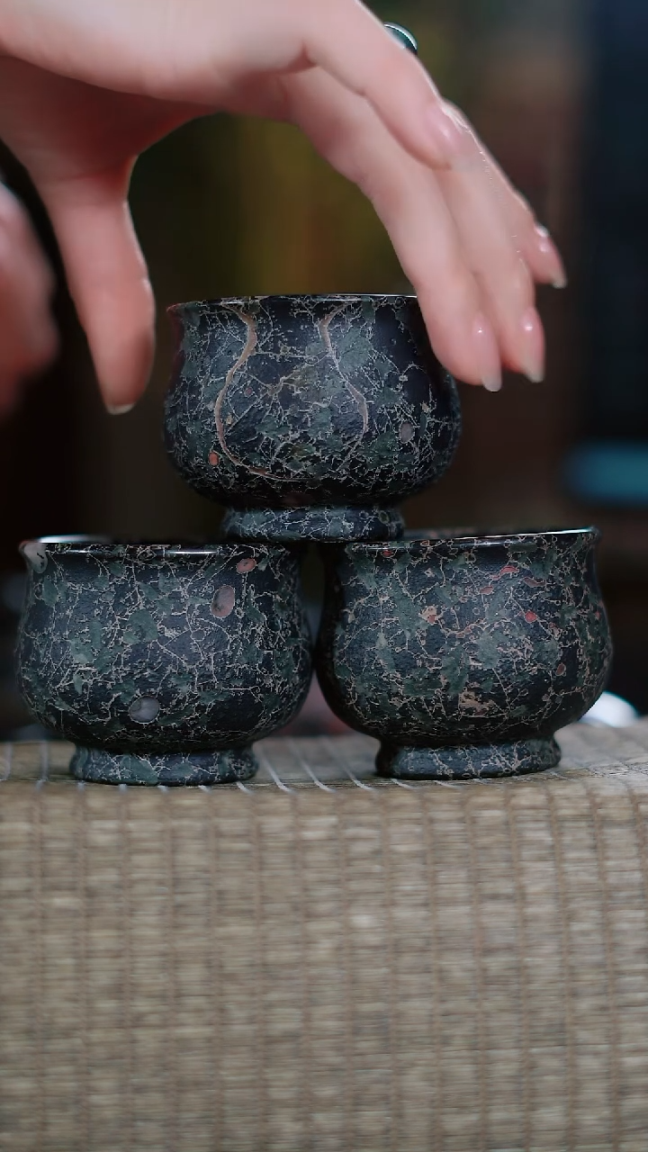 【闪购商品】寻武记M梅花玉一物一拍圆融杯