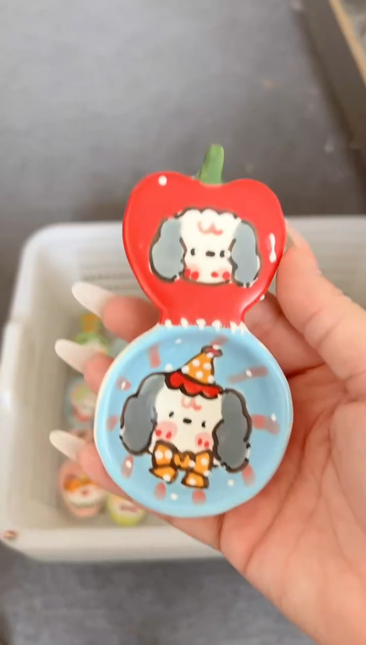 摆件陶音*节景德镇陶瓷手绘微瑕