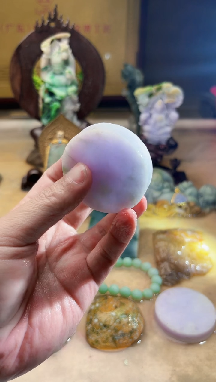 翡翠挂件未镶嵌A货张麦3162