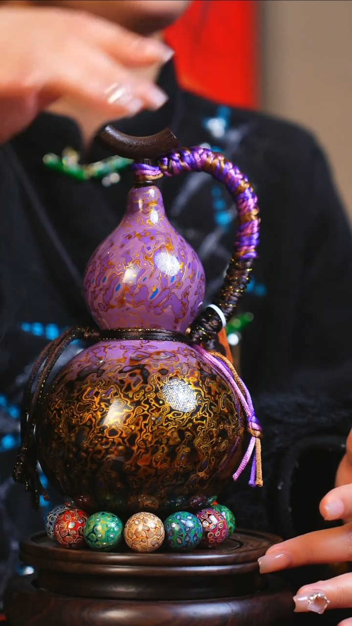 【闪购商品】JS110大师姐臻选非遗大漆酒葫芦