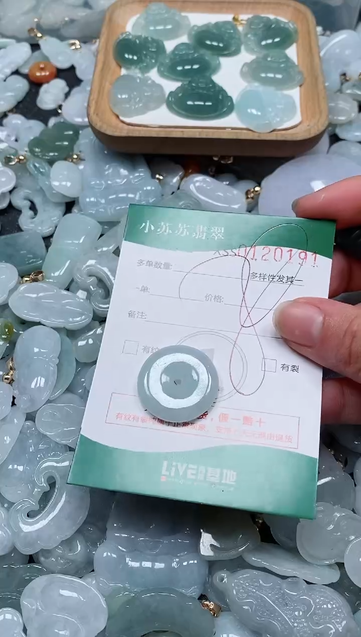 【闪购商品】翡翠颈饰未镶嵌闪购商品0120191
