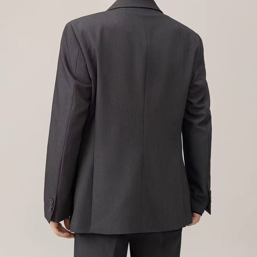 600男士春秋时尚休闲秋季商务单西