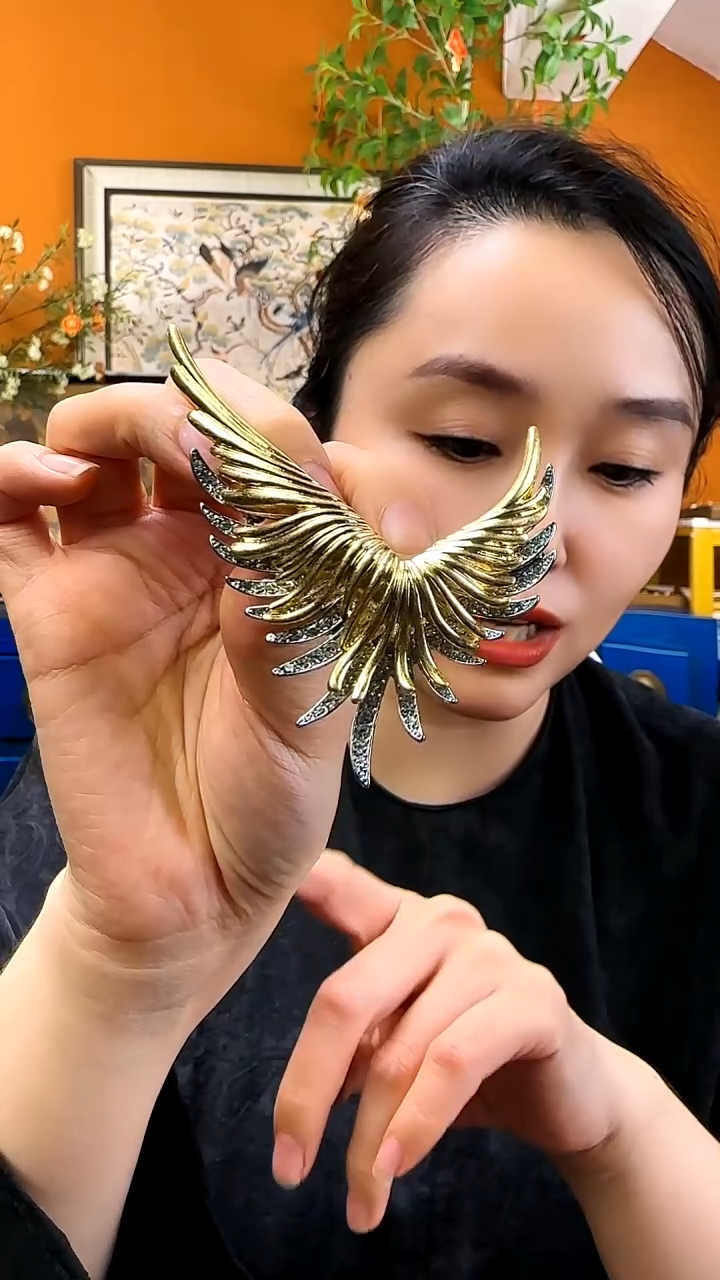 纯铜925银无胸针