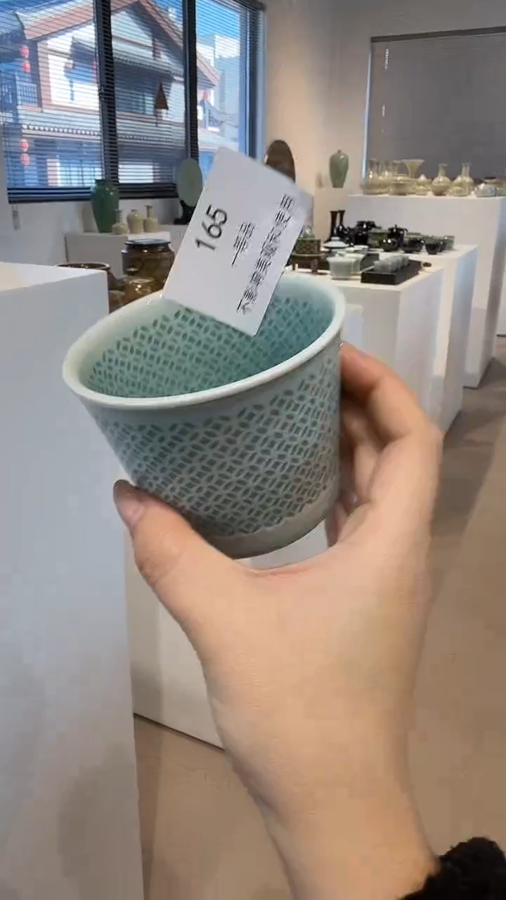 青瓷手工茶器包邮