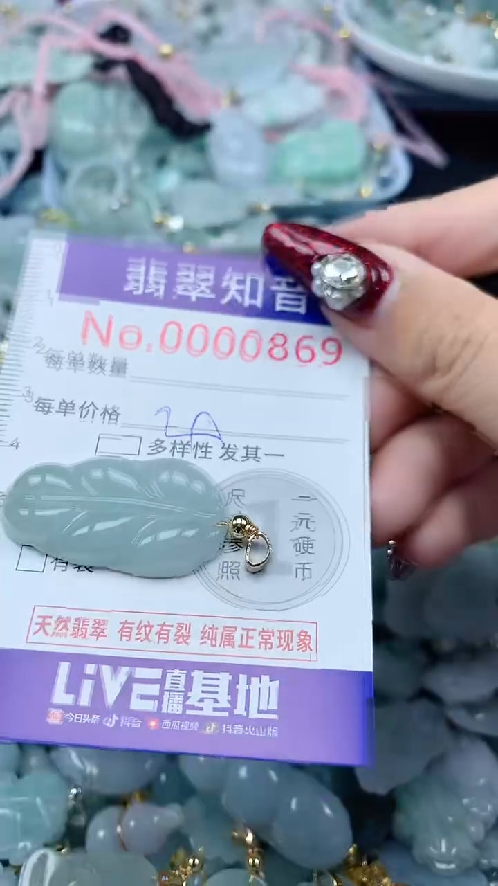 颈饰未镶嵌翡翠869