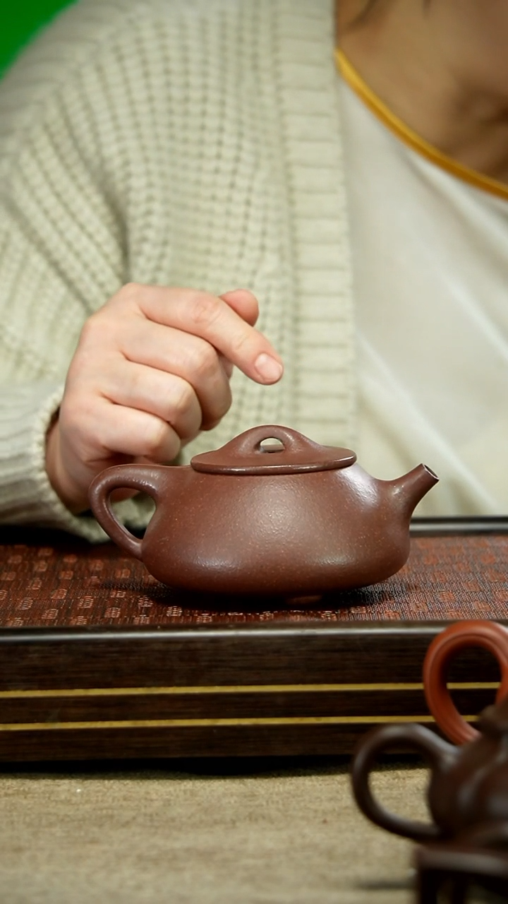 【闪购商品】紫砂茶壶千禧紫泥 景舟石瓢