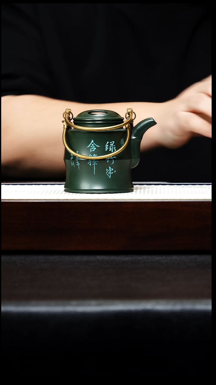 茶壶紫砂竹段   