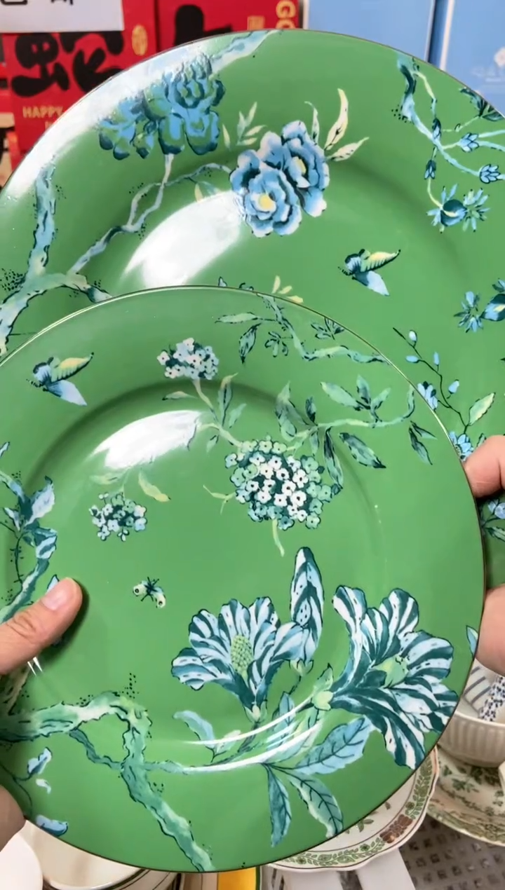 【闪购商品】瓷片CC185陶瓷没有完美无瑕陶瓷两件套