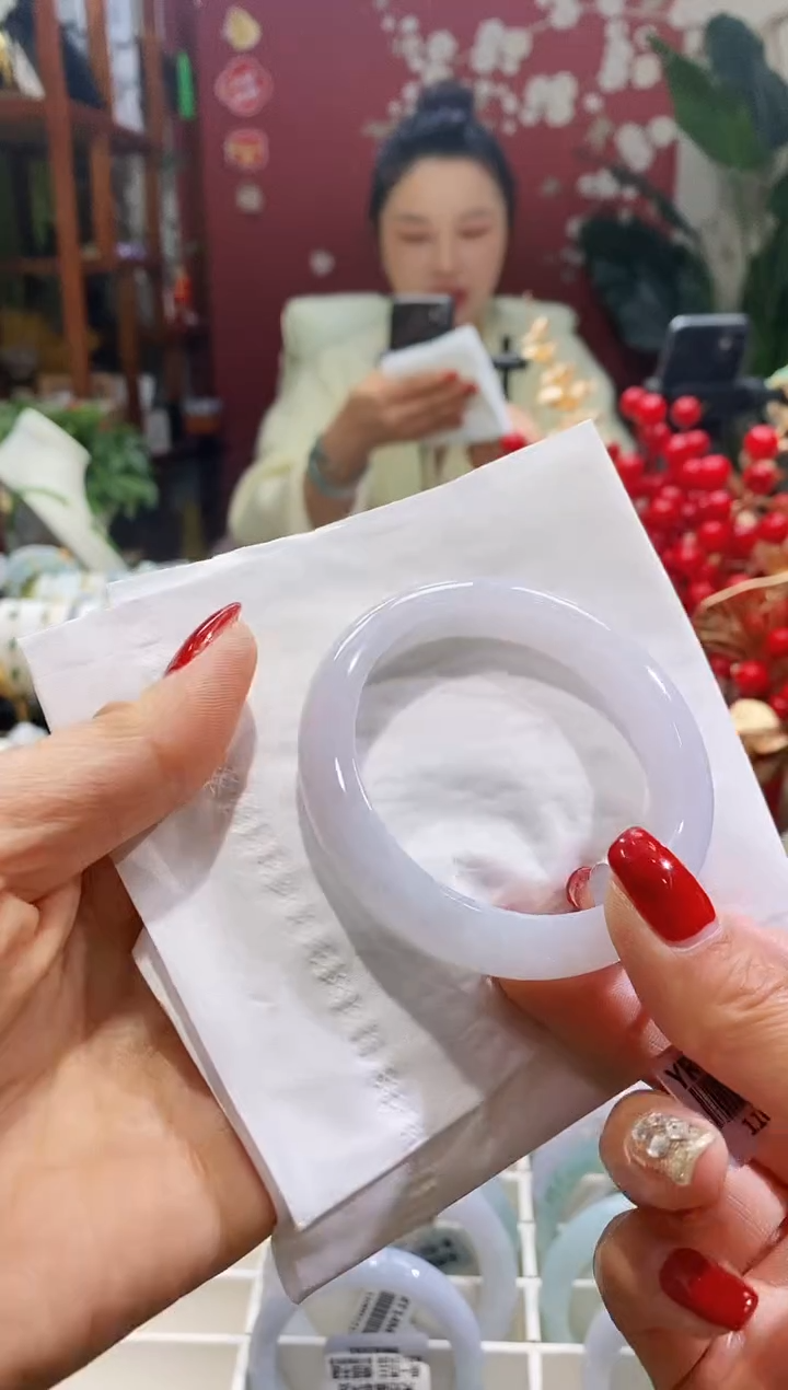 【闪购商品】翡翠手镯未镶嵌90圈口5152/11.8*7.7