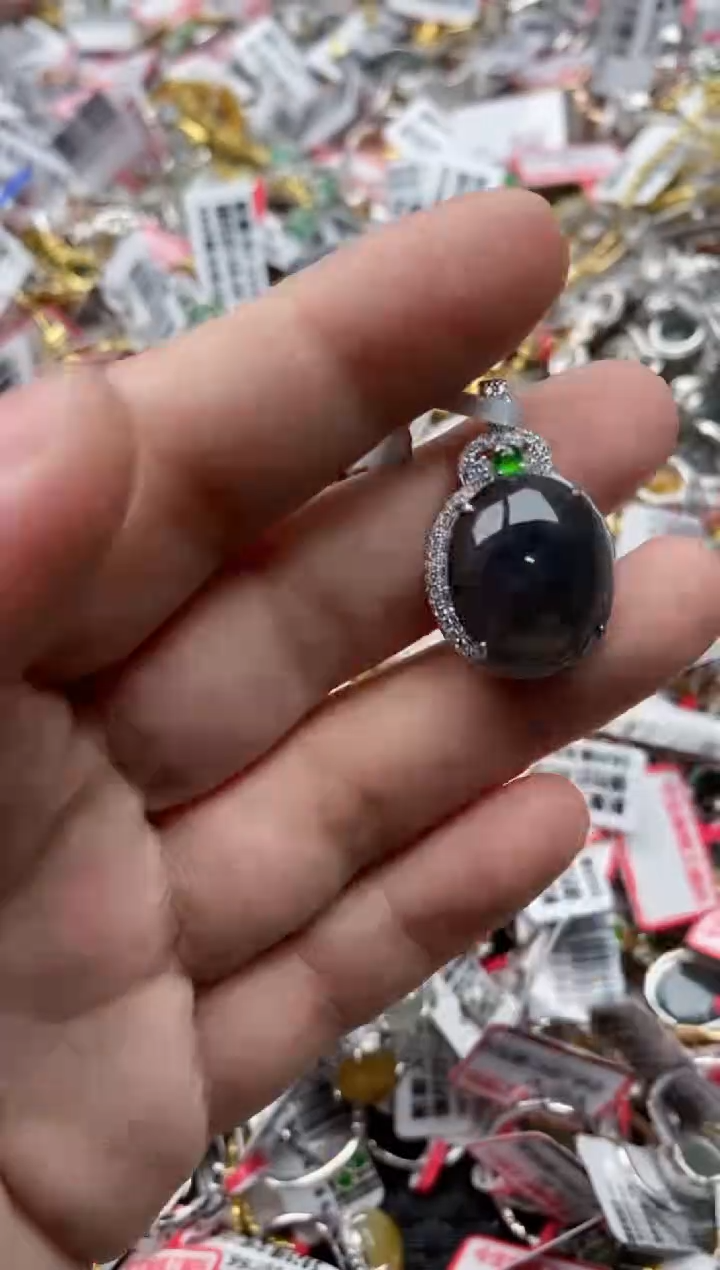 【闪购商品】翡翠戒指银S925镶嵌3333---3