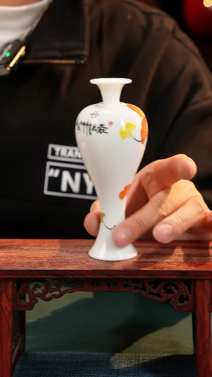 【闪购商品】摆件釉下五彩纯手工手绘原创瓷器