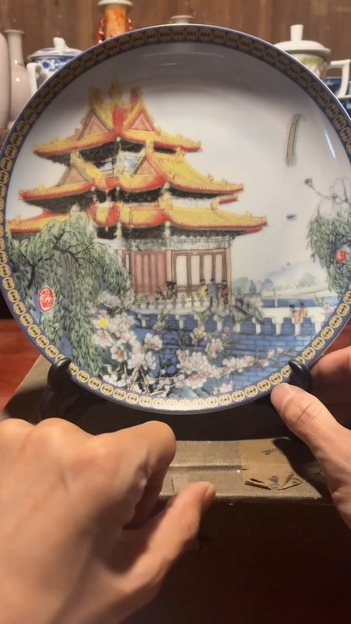 摆件瓷L54景德镇陶瓷摆件