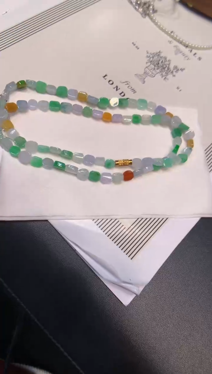 未镶嵌手串翡翠长串