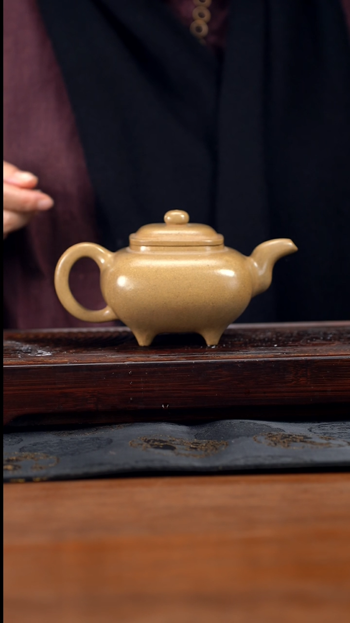 【闪购商品】紫砂茶壶280cc黄龙山原矿本绿传炉23