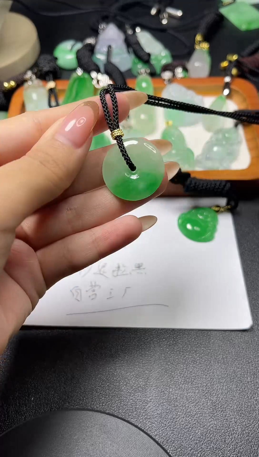 颈饰未镶嵌翡翠所见即所得   一图一物