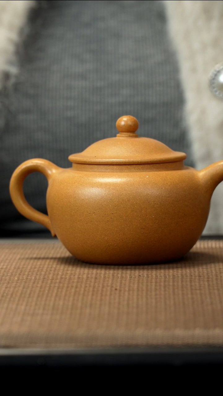 紫砂茶盏黄金段莲子160CC