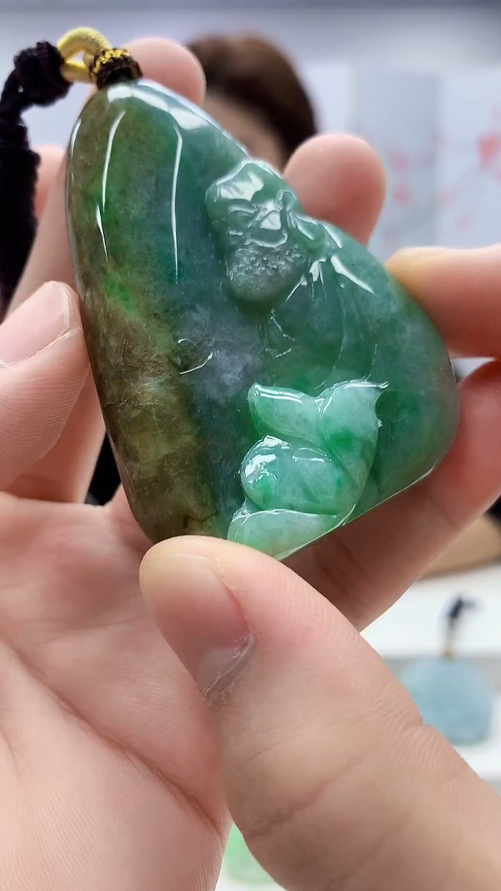 定制翡翠未镶嵌4829bb-毛货挂件7